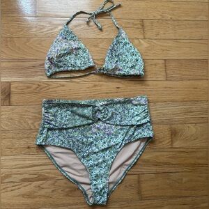 Dippin' Daisy's Floral High Waisted Bikini